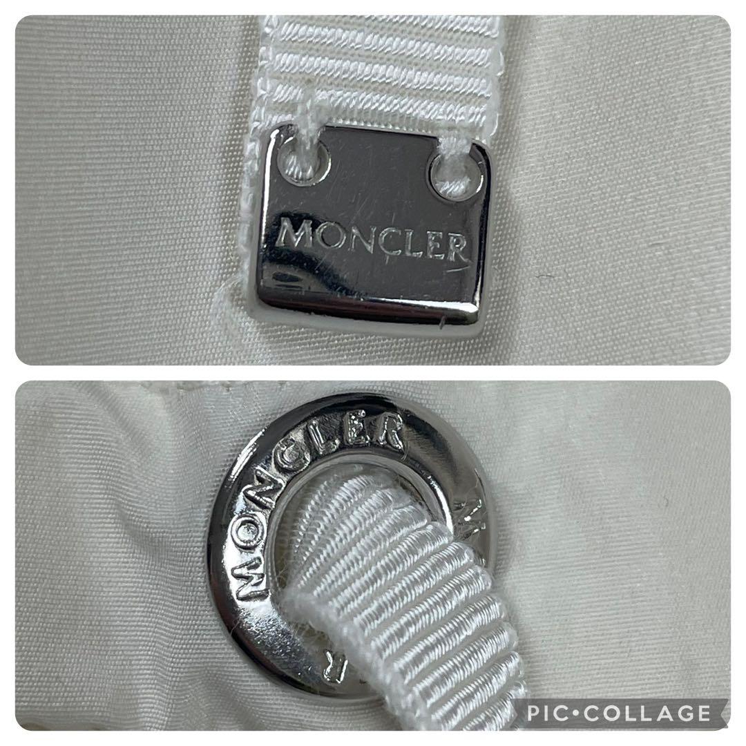 【美品】モンクレール★ ABITO　ノースリーブワンピース　フレア　ホワイト