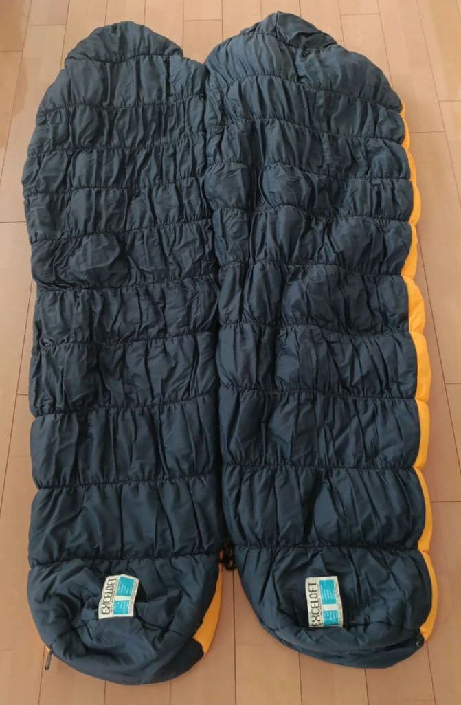 mont-bell Burrow Bag #2 2個セット 連結可能　シュラフ