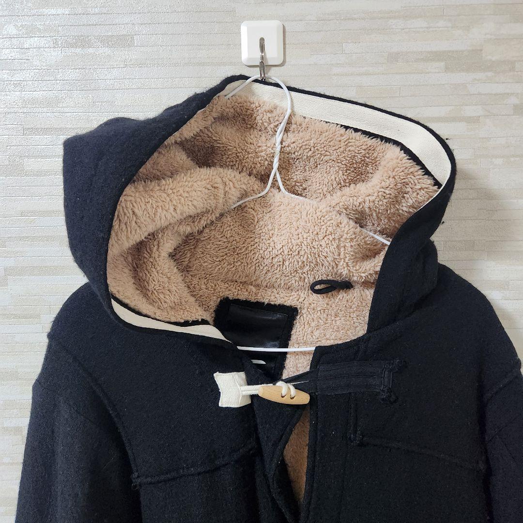 DENHAM デンハム ダッフルコート 裏起毛 ブラック - メルカリ