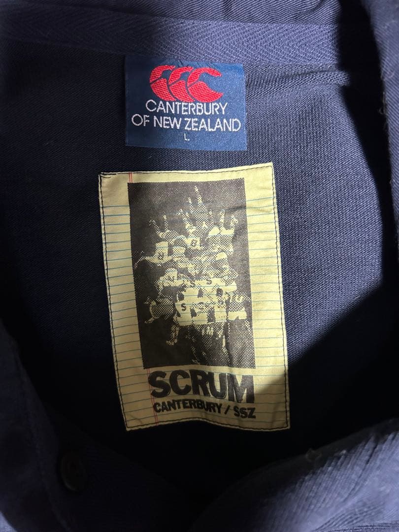 SSZ × Canterbury ラガーシャツ L