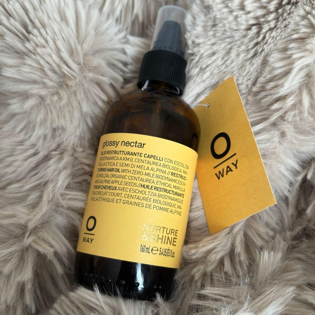残量多】OWAY glossy necter グロッシーネクター ヘアオイル - メルカリ