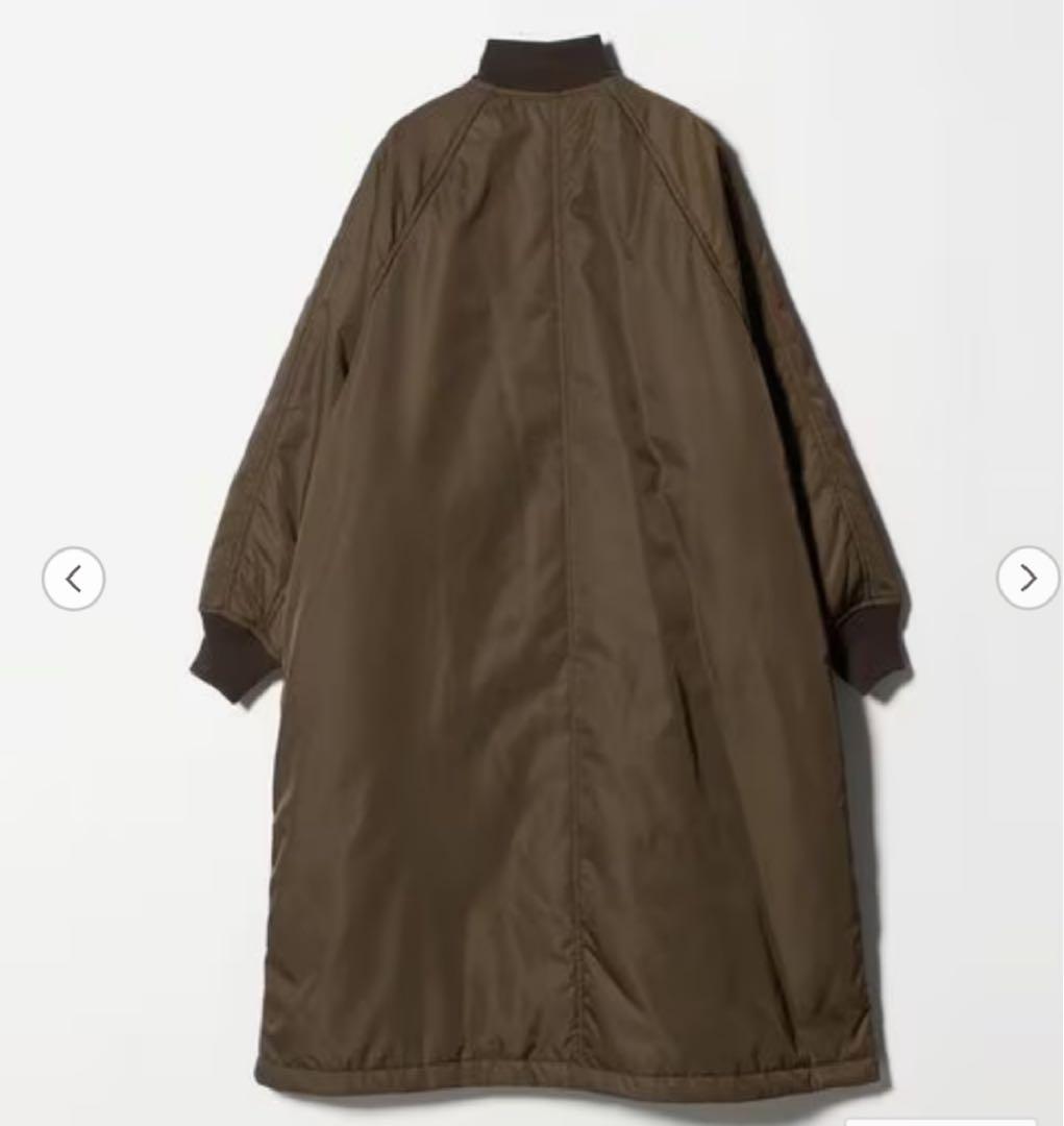 【別注】＜TICCA＞ロング MA―1 コート（モカ）