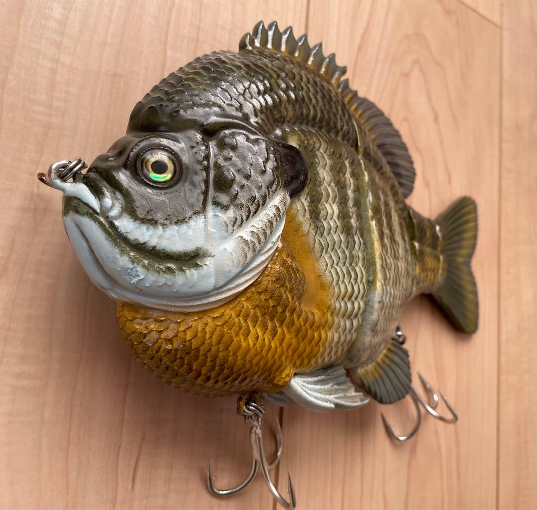 USA カスタムオーダー激レア ブルーギルジャイアントベイト19oz 23cm