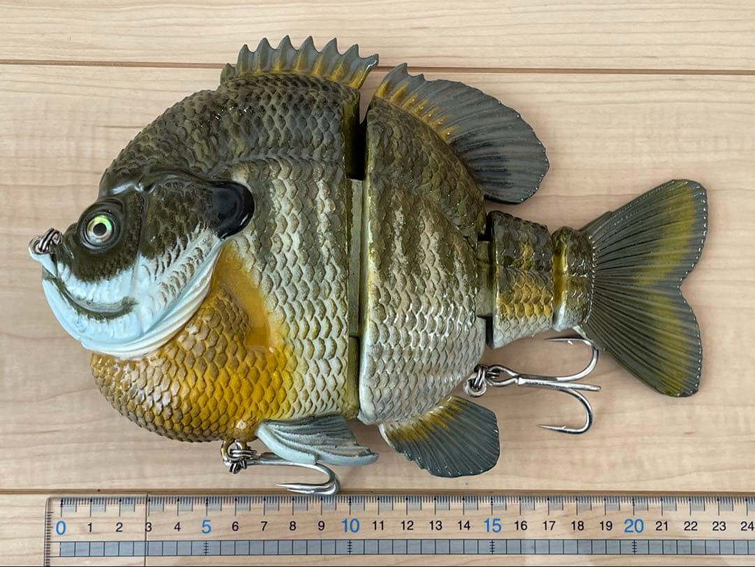 USA カスタムオーダー激レア ブルーギルジャイアントベイト19oz 23cm