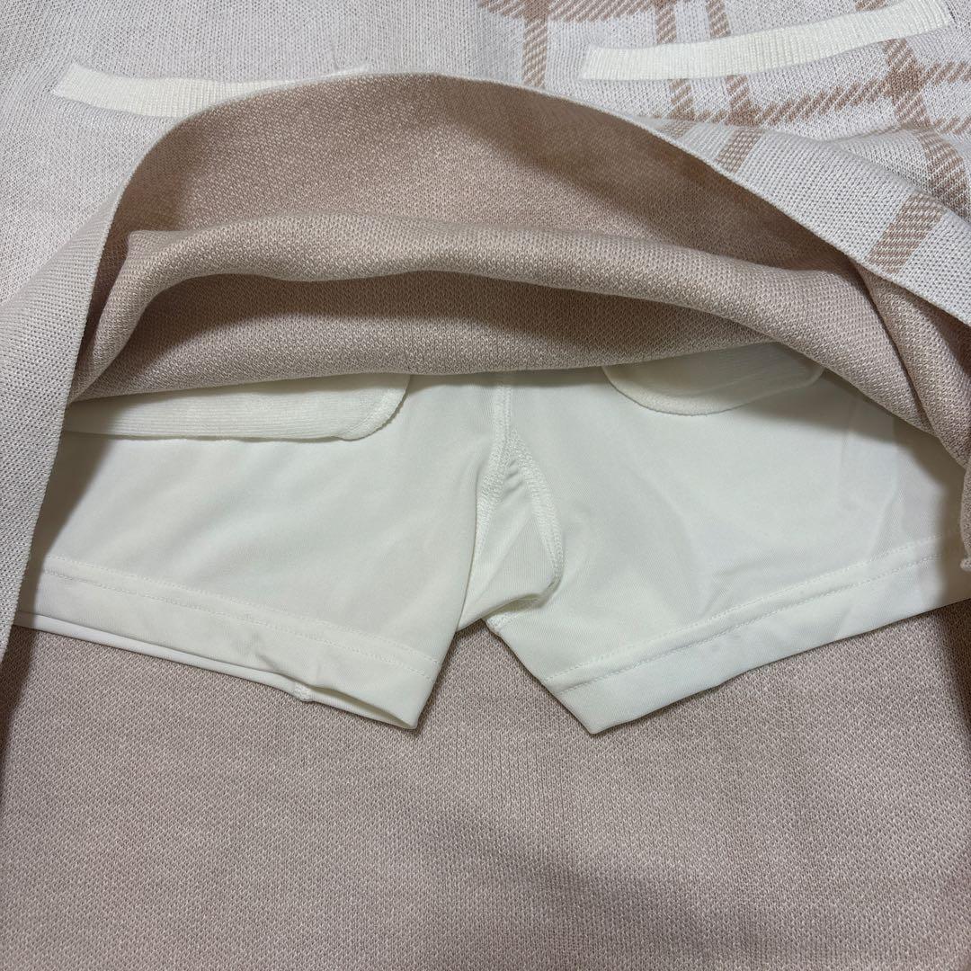 新品アディダスゴルフ ニットセットアップ セーター＆スカート秋冬M