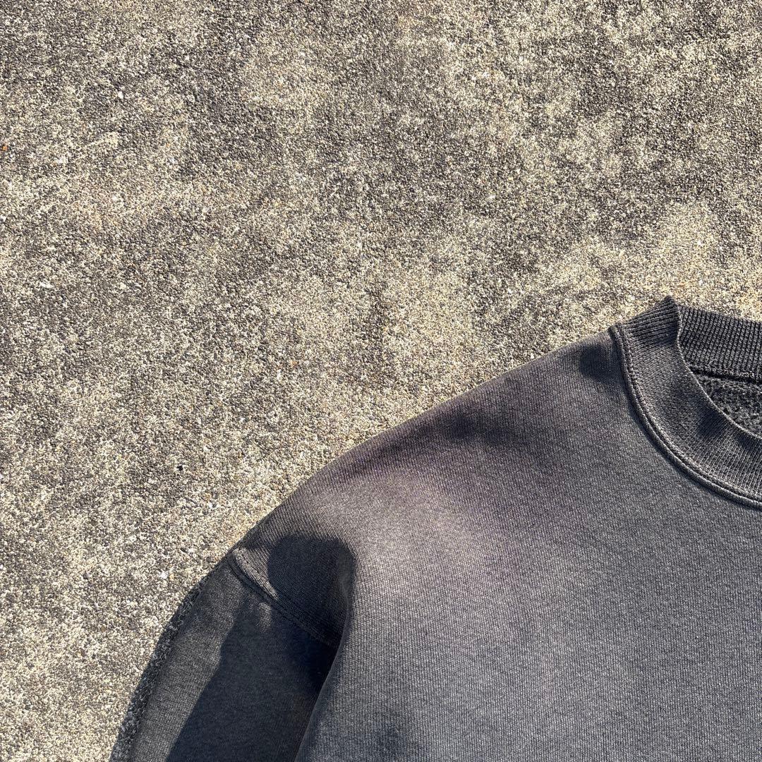 90s~ Russell ラッセル スウェット ブラック 墨黒 フェードUSA製