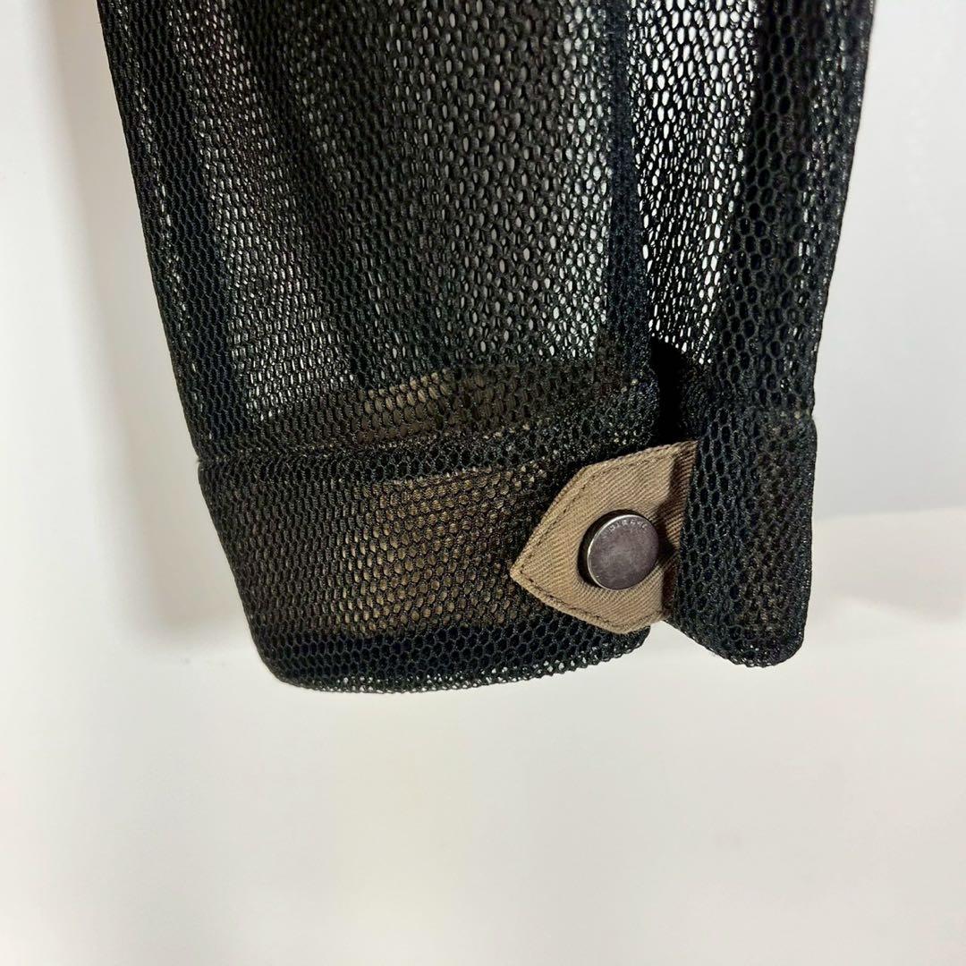 DIESEL ディーゼル　y2k ナイロンメッシュ　ロングコート　希少　20周年