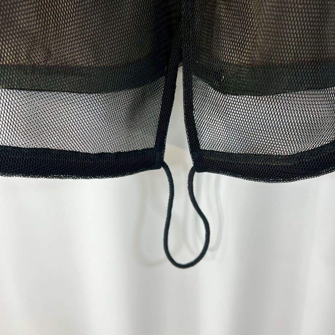 DIESEL ディーゼル　y2k ナイロンメッシュ　ロングコート　希少　20周年