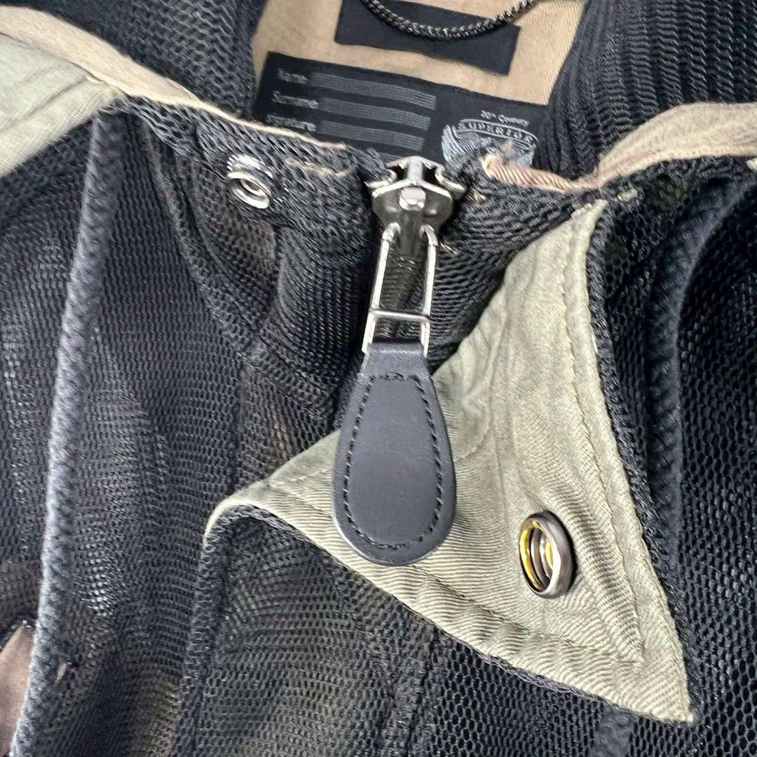 DIESEL ディーゼル　y2k ナイロンメッシュ　ロングコート　希少　20周年