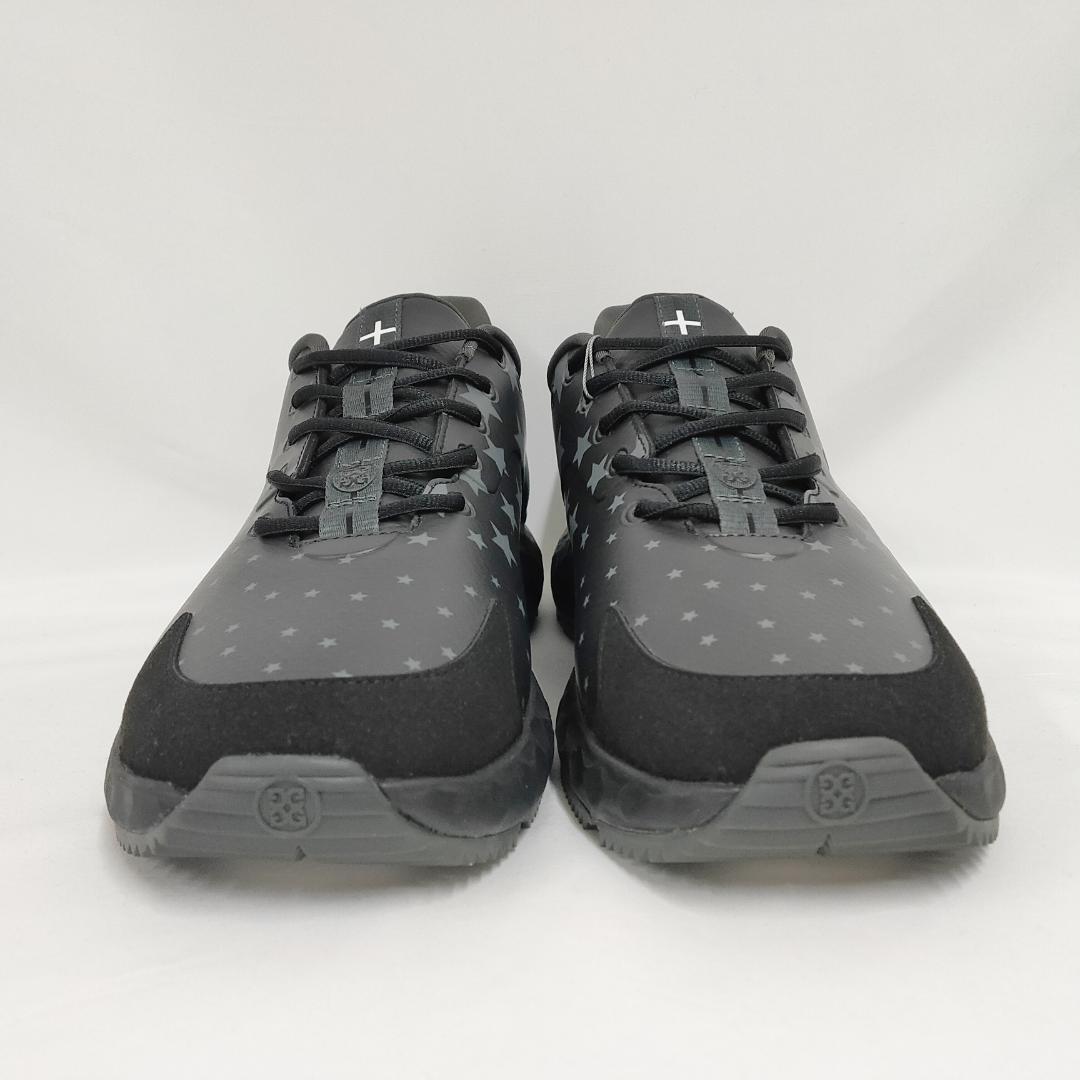 新品 未使用 ジーフォア MG4+スター ゴルフシューズ ブラック 28cm