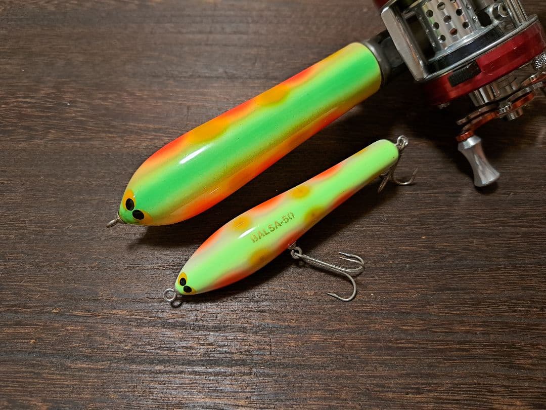 一点物 ザウルス バルサ50 ビッグラッシュそっくりグリップ アブ 道楽