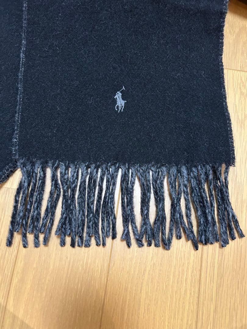 Polo Ralph Lauren マフラー ブラック/グレー