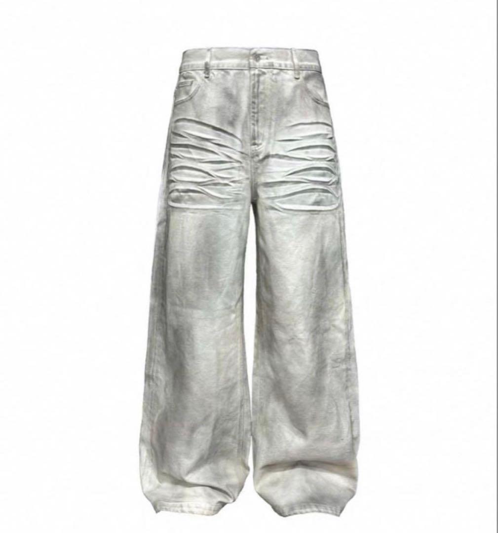 jaded london デニムワイドレッグパンツ