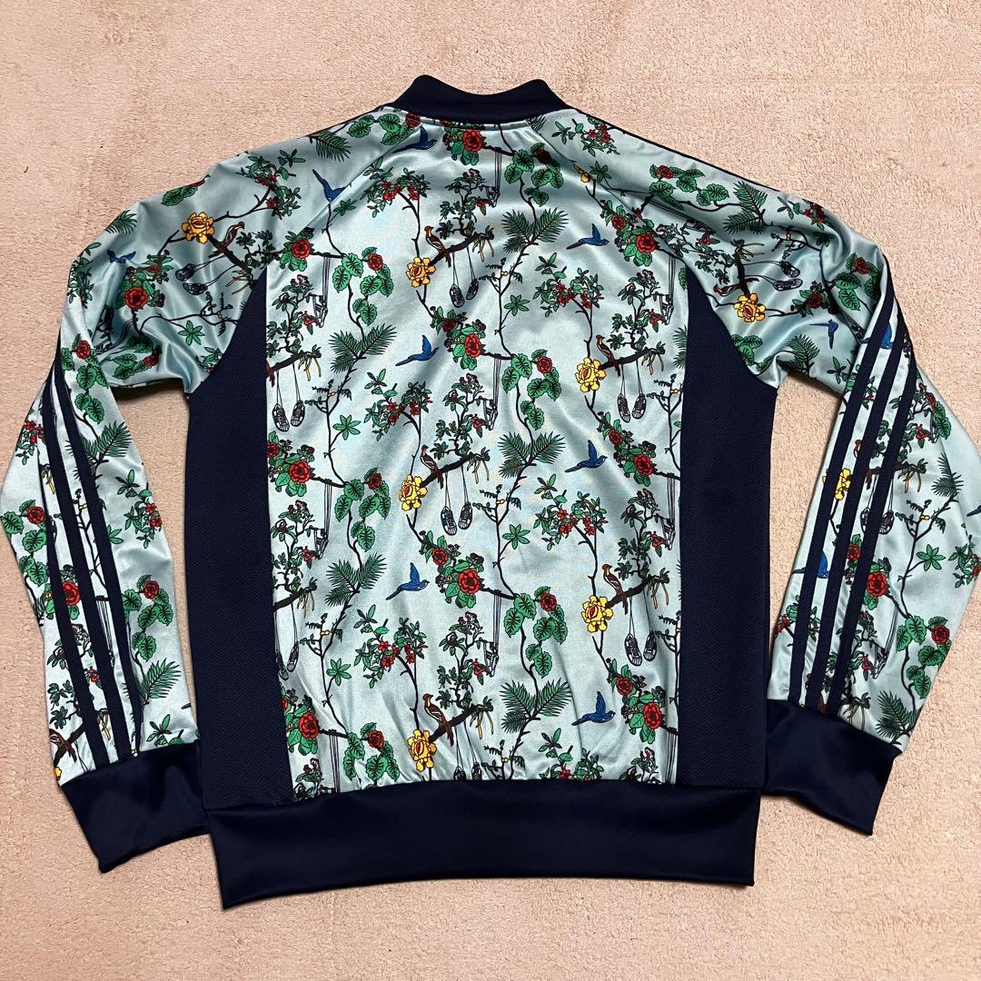 小*矢様 adidas アディダス　トラックジャケット鳥花柄ジャージ
