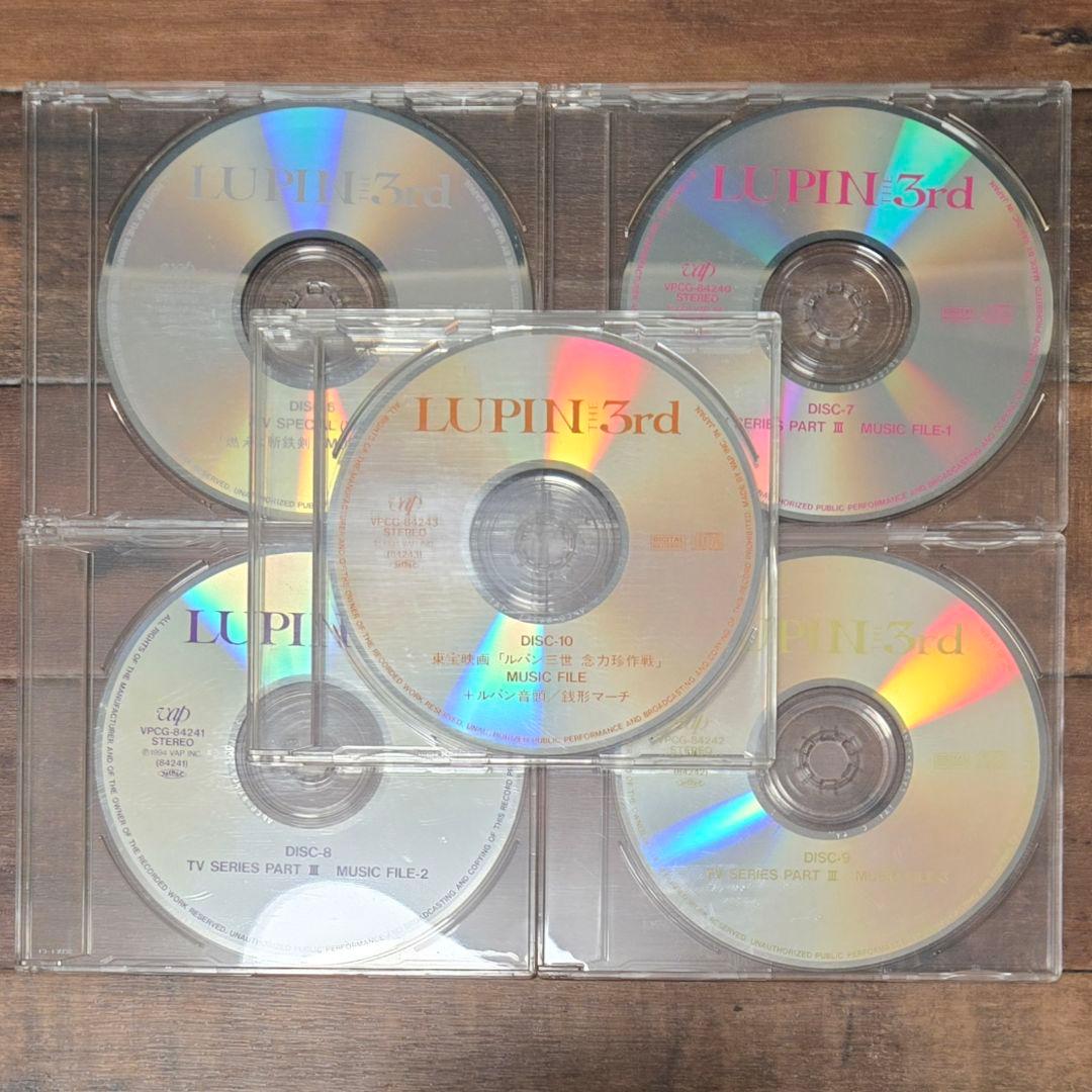 ルパン三世 TVスペシャル & PART Ⅲ ミュージックファイルBOX