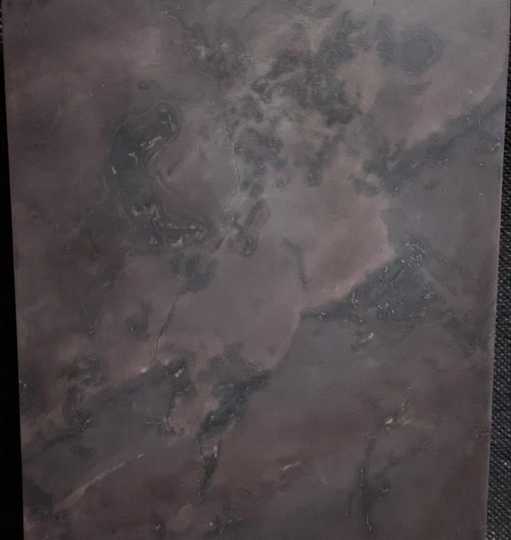 端渓硯 饕餮文】◇玳瑁斑・蟻脚青花・火捺が美しい朝天巌◇唐木共箱