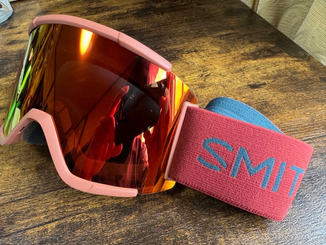 新品 SMITH SQUAD XL RED Chromapop スミス ゴーグル