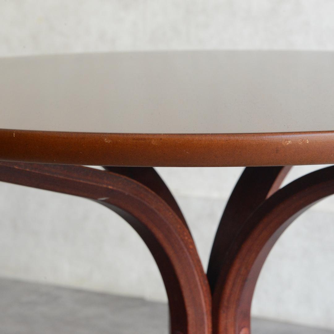 デンマーク 北欧ヴィンテージ ラウンド ローテーブル サイドテーブル 北欧家具