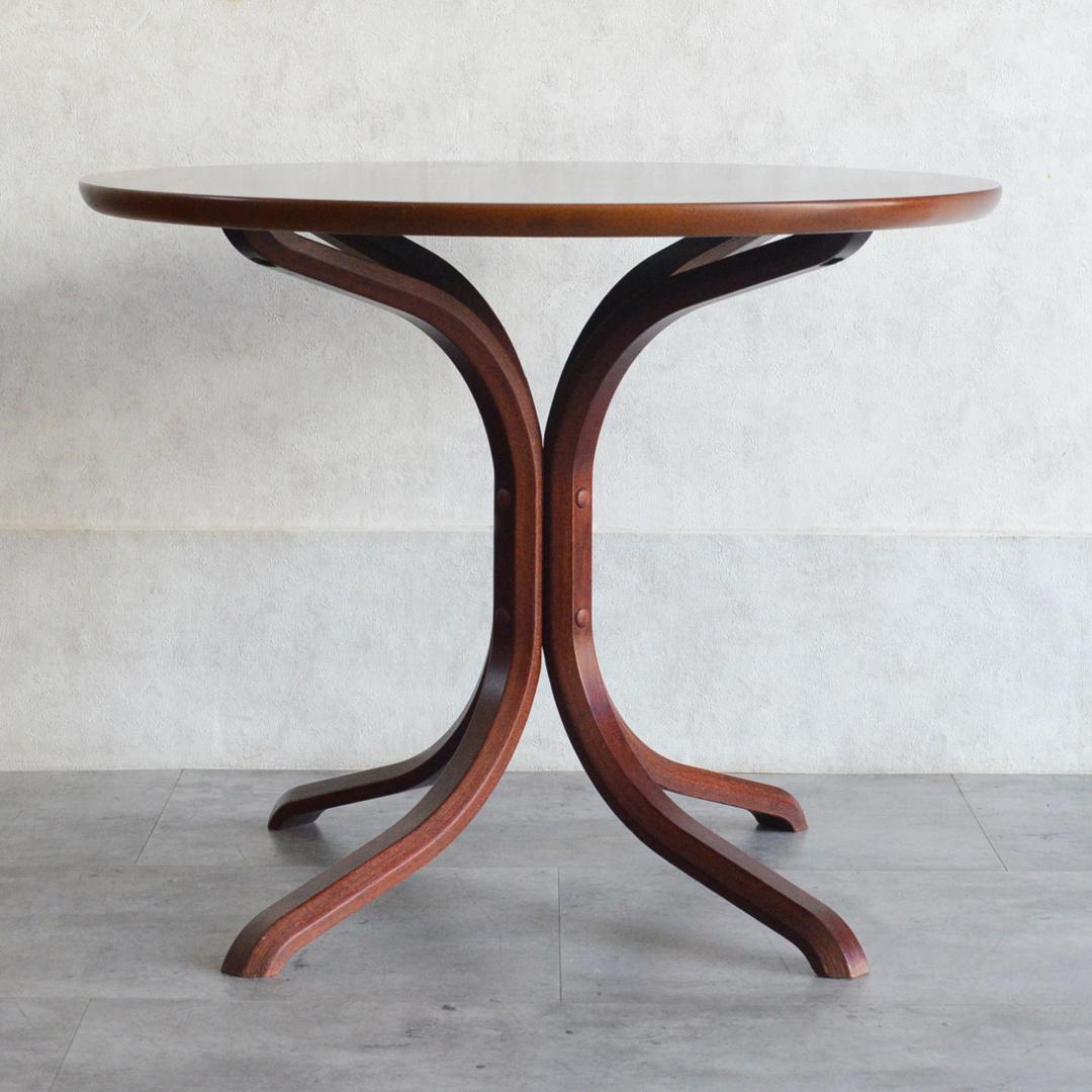 デンマーク 北欧ヴィンテージ ラウンド ローテーブル サイドテーブル 北欧家具