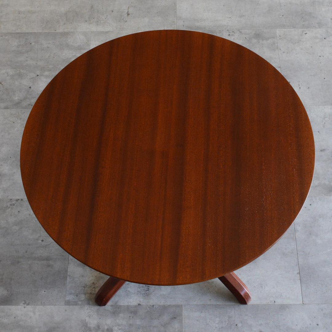 デンマーク 北欧ヴィンテージ ラウンド ローテーブル サイドテーブル 北欧家具