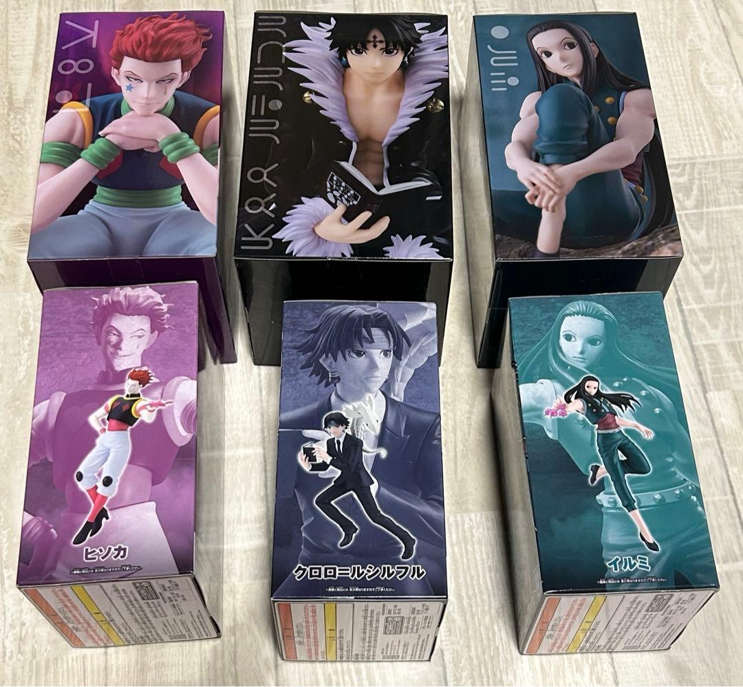 ✨HUNTER×HUNTER ✨クロロ ヒソカ イルミ フィギュア6体セット - メルカリ