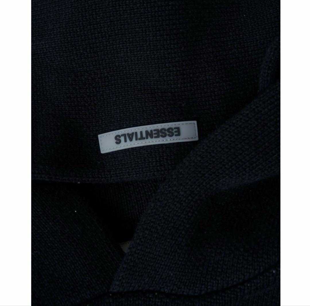 ESSENTIALS フーディー ブラック Lサイズ