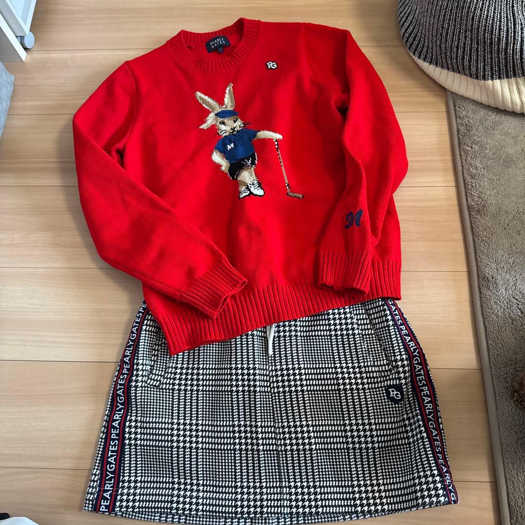 PEARLY GATES 上田桃子さんコラボ　ラビットニット