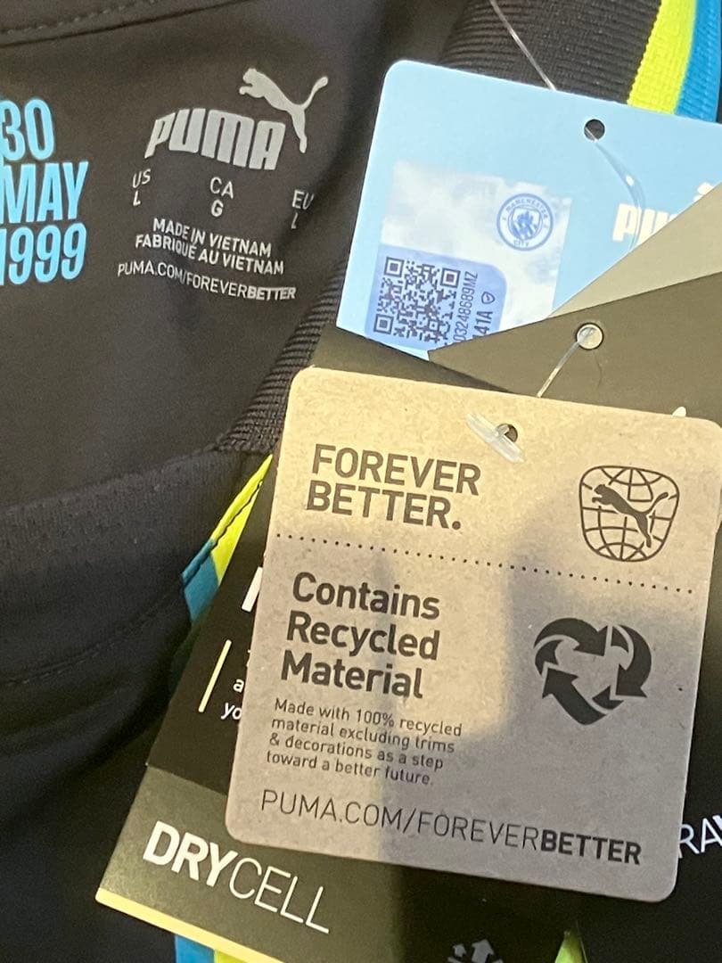 オーセンティック　マンチェスター・シティ　ユニフォーム　新品タグ付き