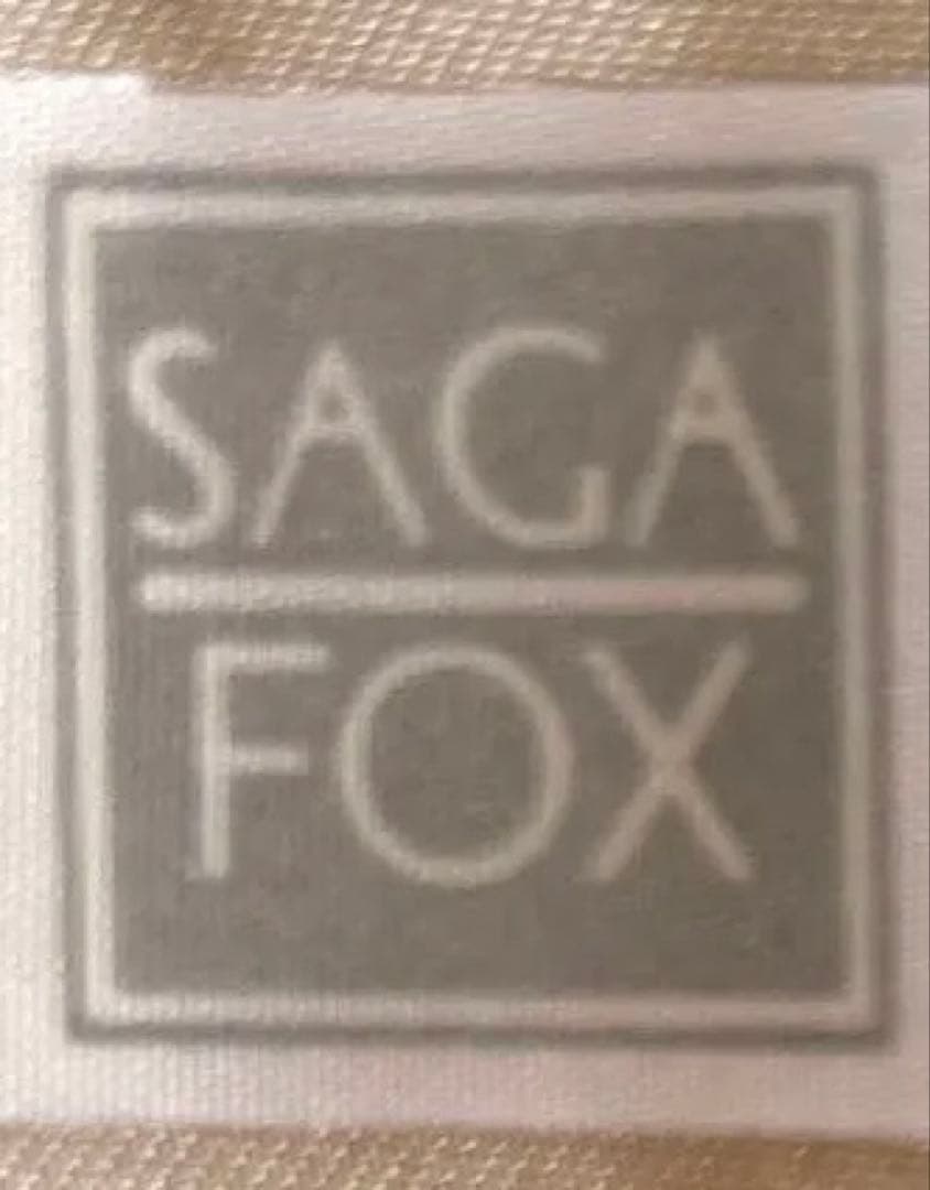 未使用　高級　サガフォックス　ファーショール　シルバー