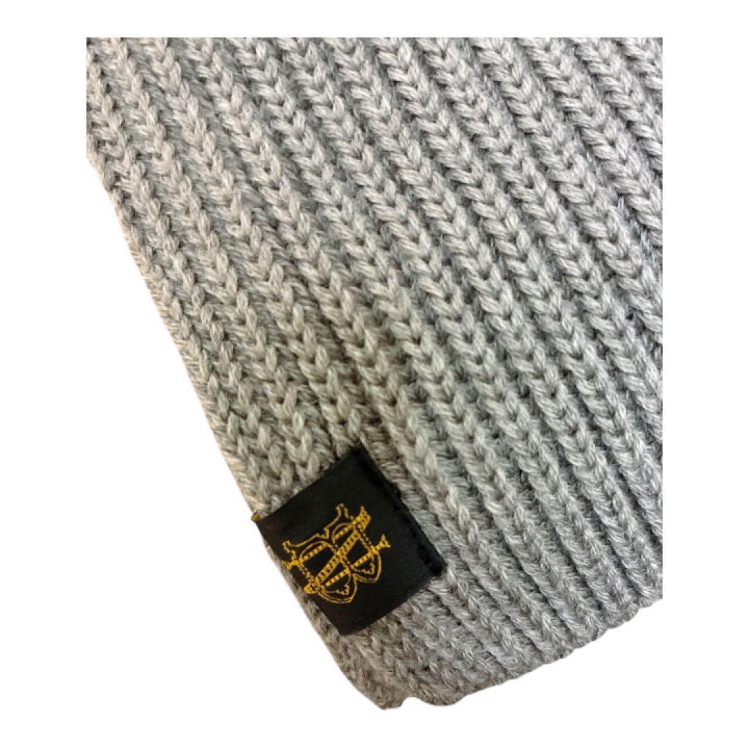 美品】人気定番デザイン BATONER マフラー グレー