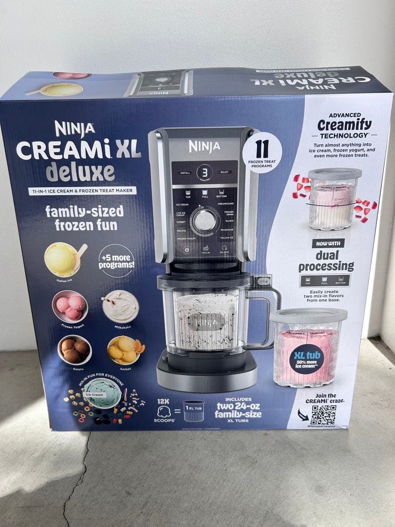 ジャンク品中古NinjaCreamiDeluxe アイスクリームメーカーニンジャ