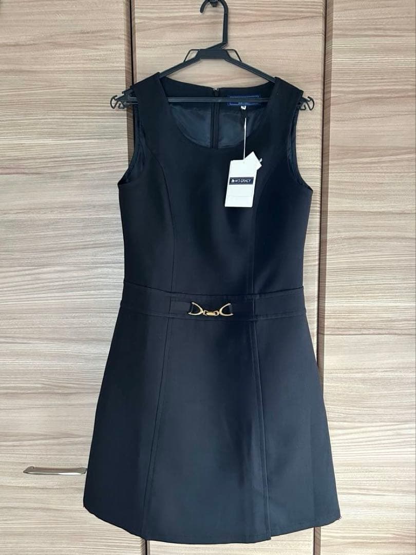 M'S GRACY エムズグレイシー ワンピース 38 ジャンパースカート　黒