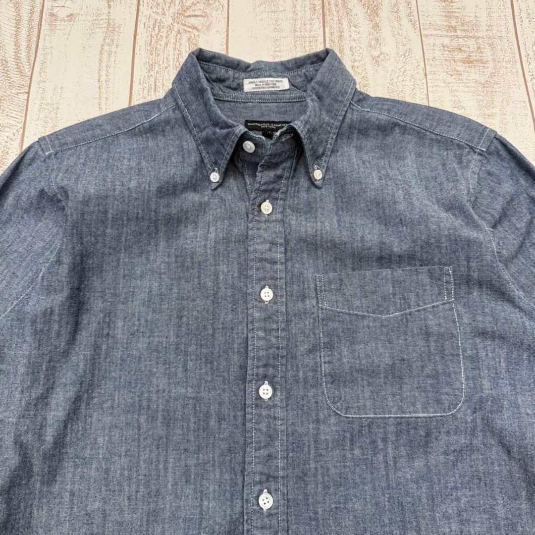 美品USA製【エンジニアードガーメンツ】19th BD Shirt シャンブレー