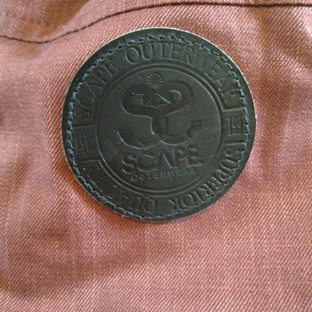 SCAPE ウィンタースポーツジャケット 赤/茶