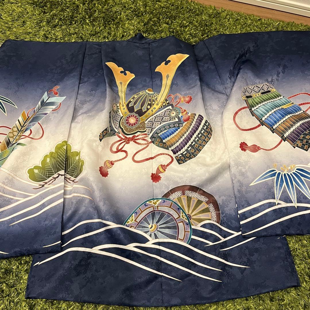 京越 七五三5歳男の子 フルセット(肩上げ済み) 12点セット