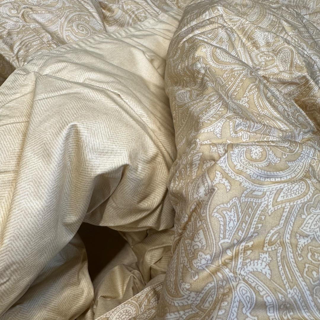 ♡※後右1005 未使用保管品 バーバリー 羽毛肌掛けふとん BB 0520