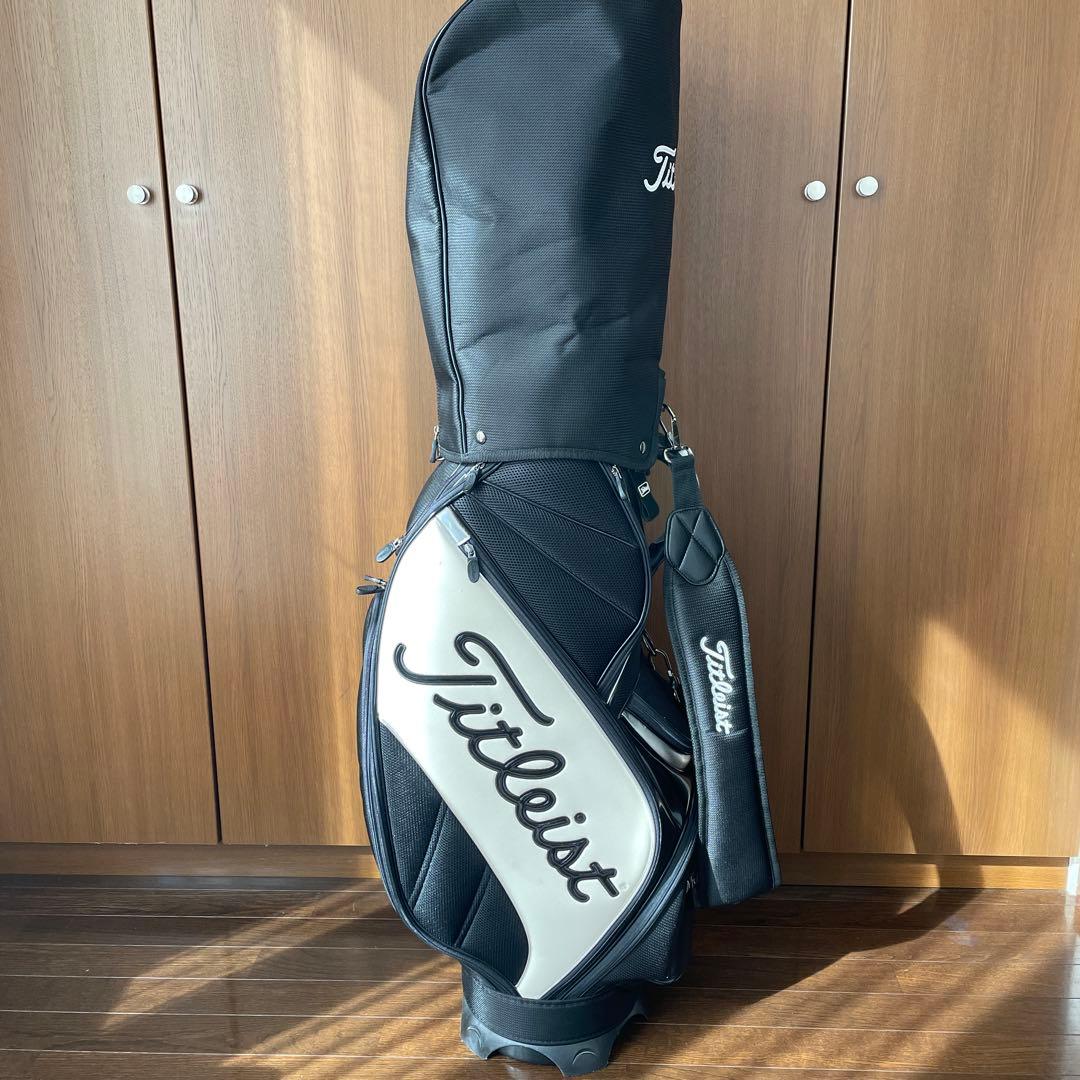 【タイトリスト定番カラー】Titleist キャディバッグ 黒白 そこそこ美品！