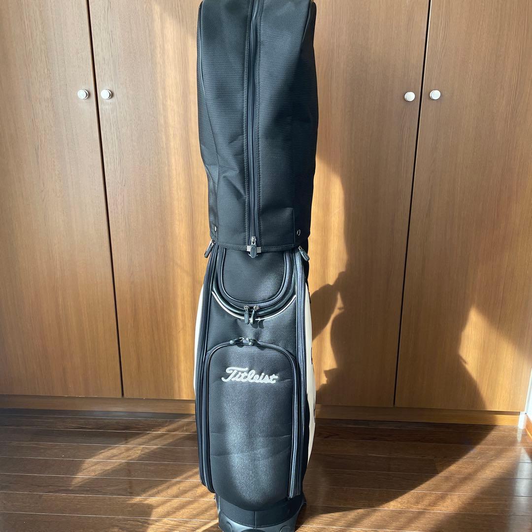 【タイトリスト定番カラー】Titleist キャディバッグ 黒白 そこそこ美品！
