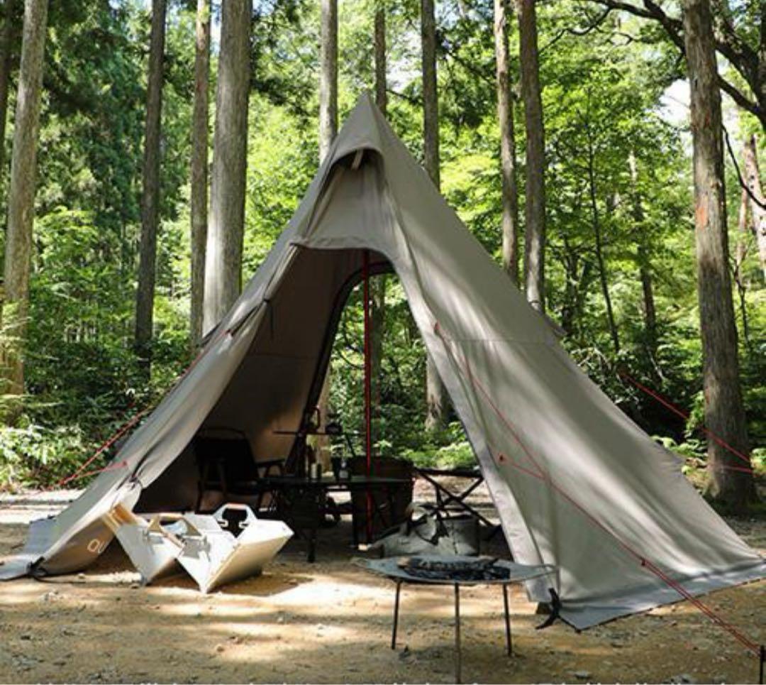クイック キャンプ　ワンポールテント　オクタタープ セット