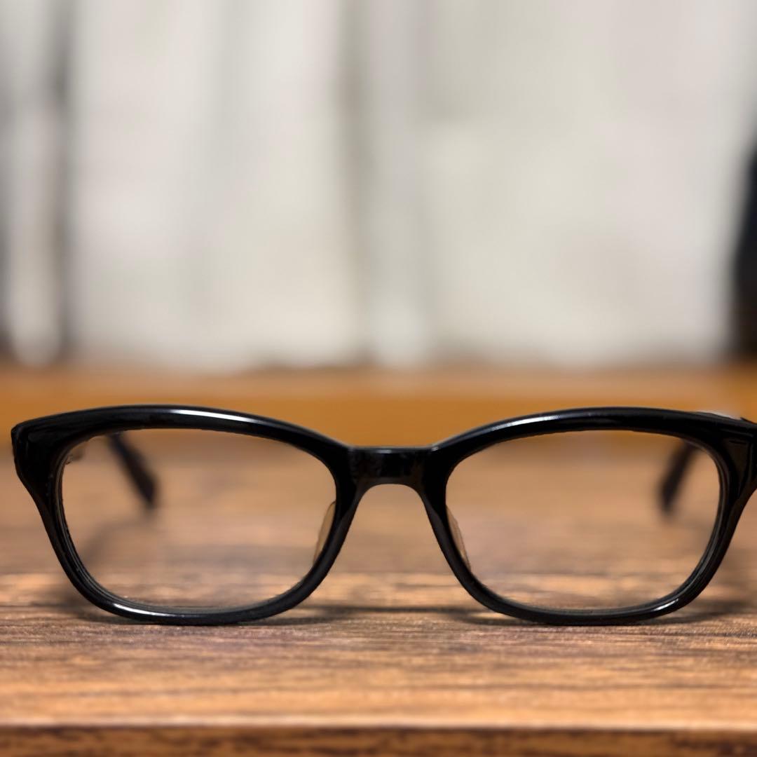 週末値下げ】泰八郎謹製 Exclusive Ⅵ エクスクルーシブ 黒 金子眼鏡