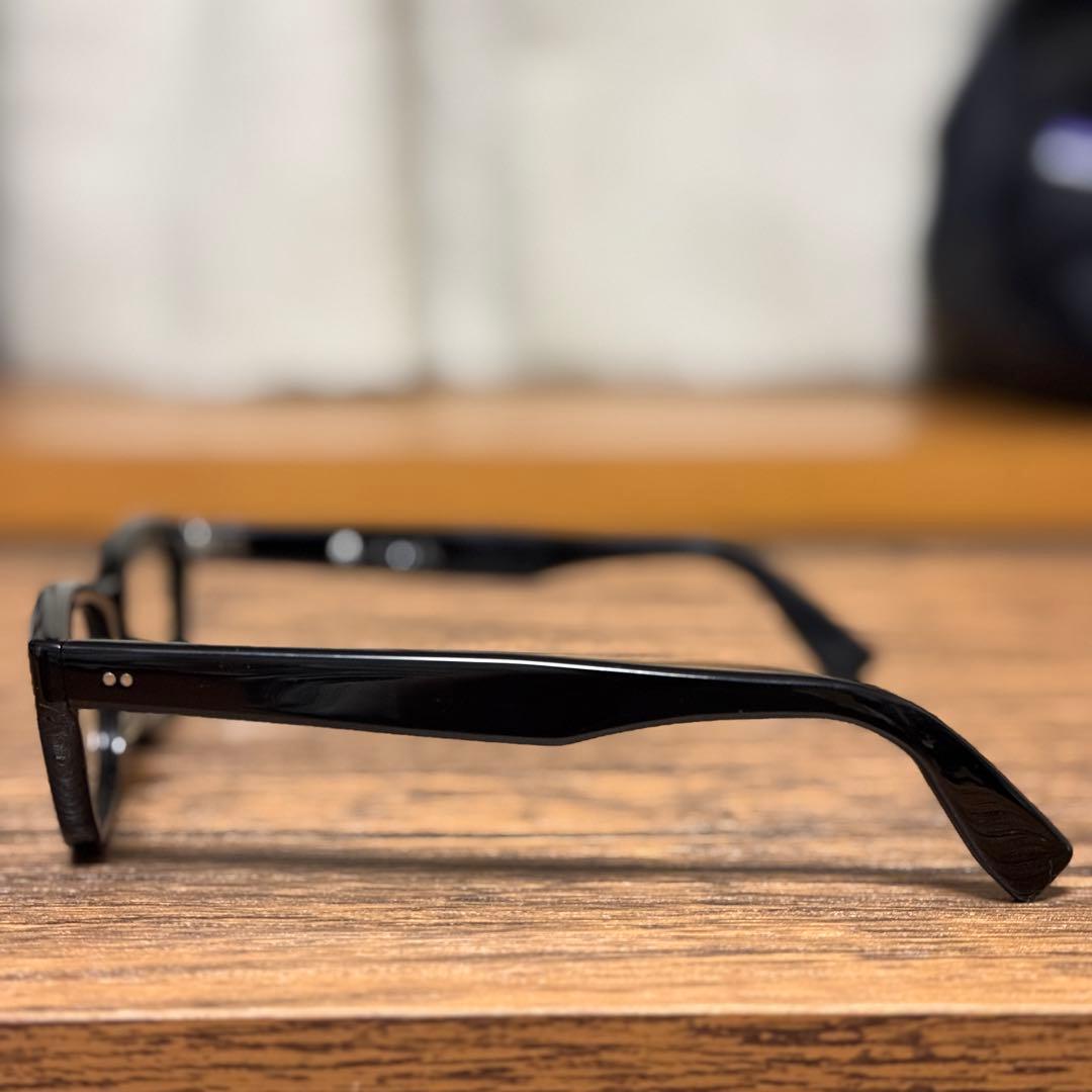 週末値下げ】泰八郎謹製 Exclusive Ⅵ エクスクルーシブ 黒 金子眼鏡