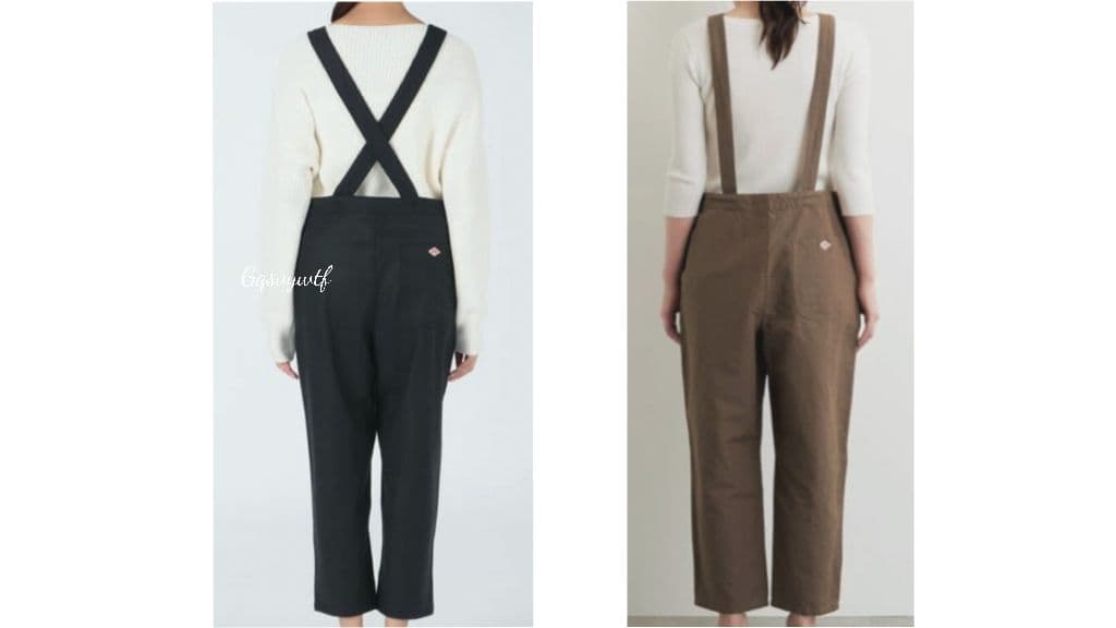 美品 DANTON 暖か ウール フランネル ロゴ オールインワン ダントン