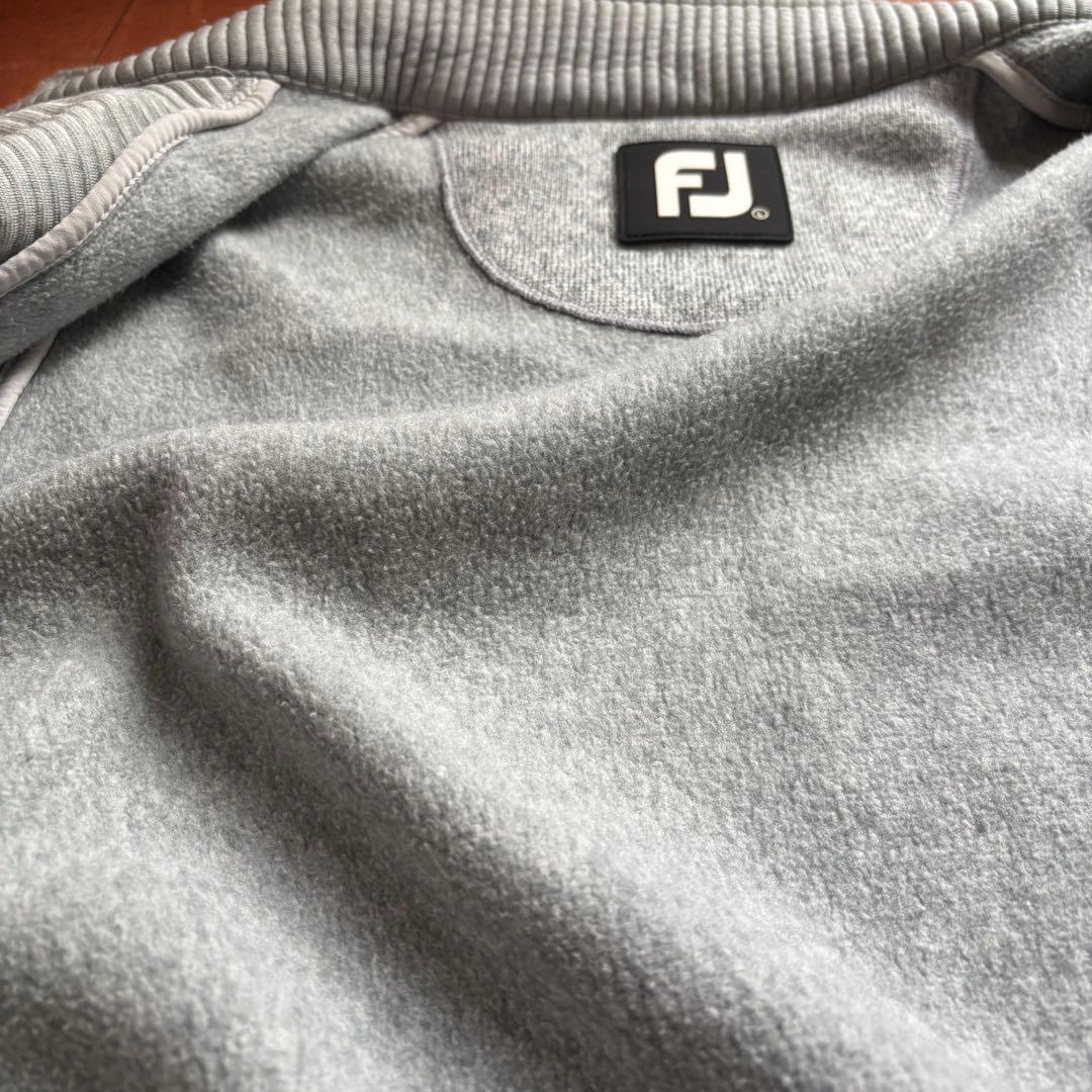 【早い者勝ち】フットジョイ/footjoy/ゴルフウェアメンズLグレージップ付き