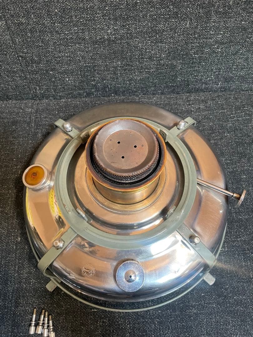 レア Aladdin グレー ビンテージ ブルーフレーム ストーブ アラジン 5