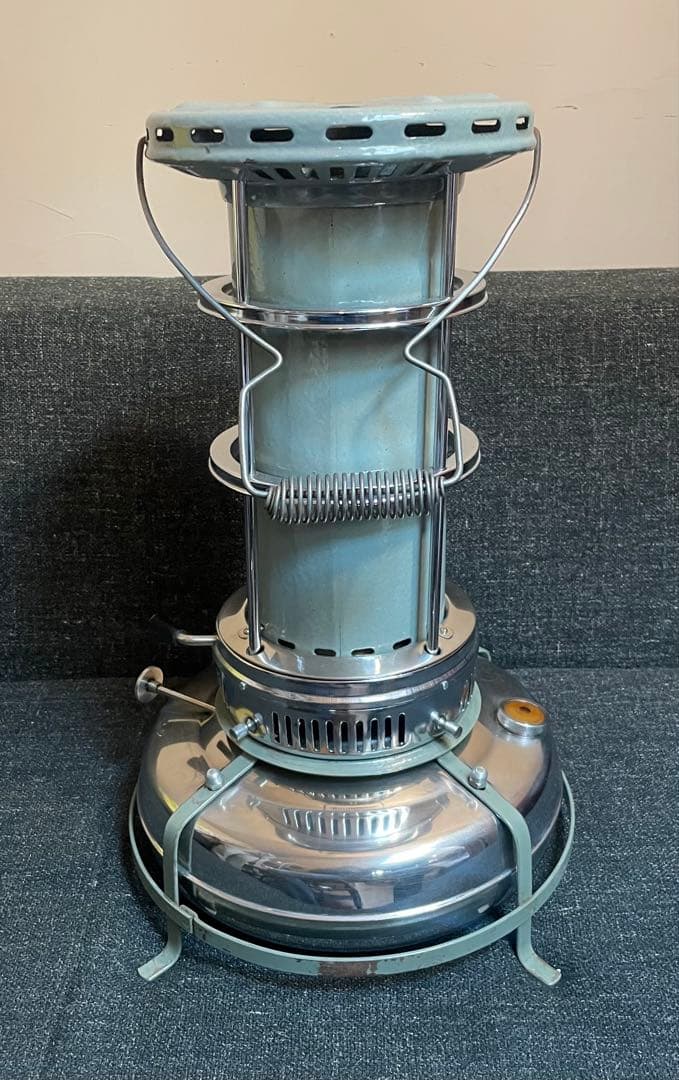 レア Aladdin グレー ビンテージ ブルーフレーム ストーブ アラジン 5