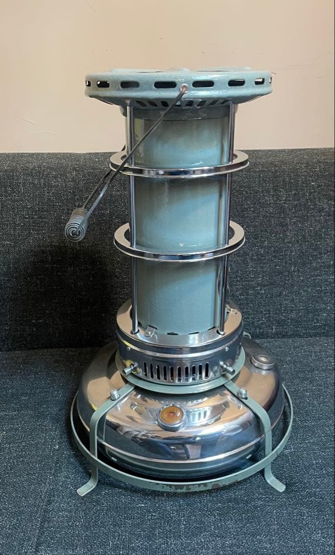 レア Aladdin グレー ビンテージ ブルーフレーム ストーブ アラジン 5