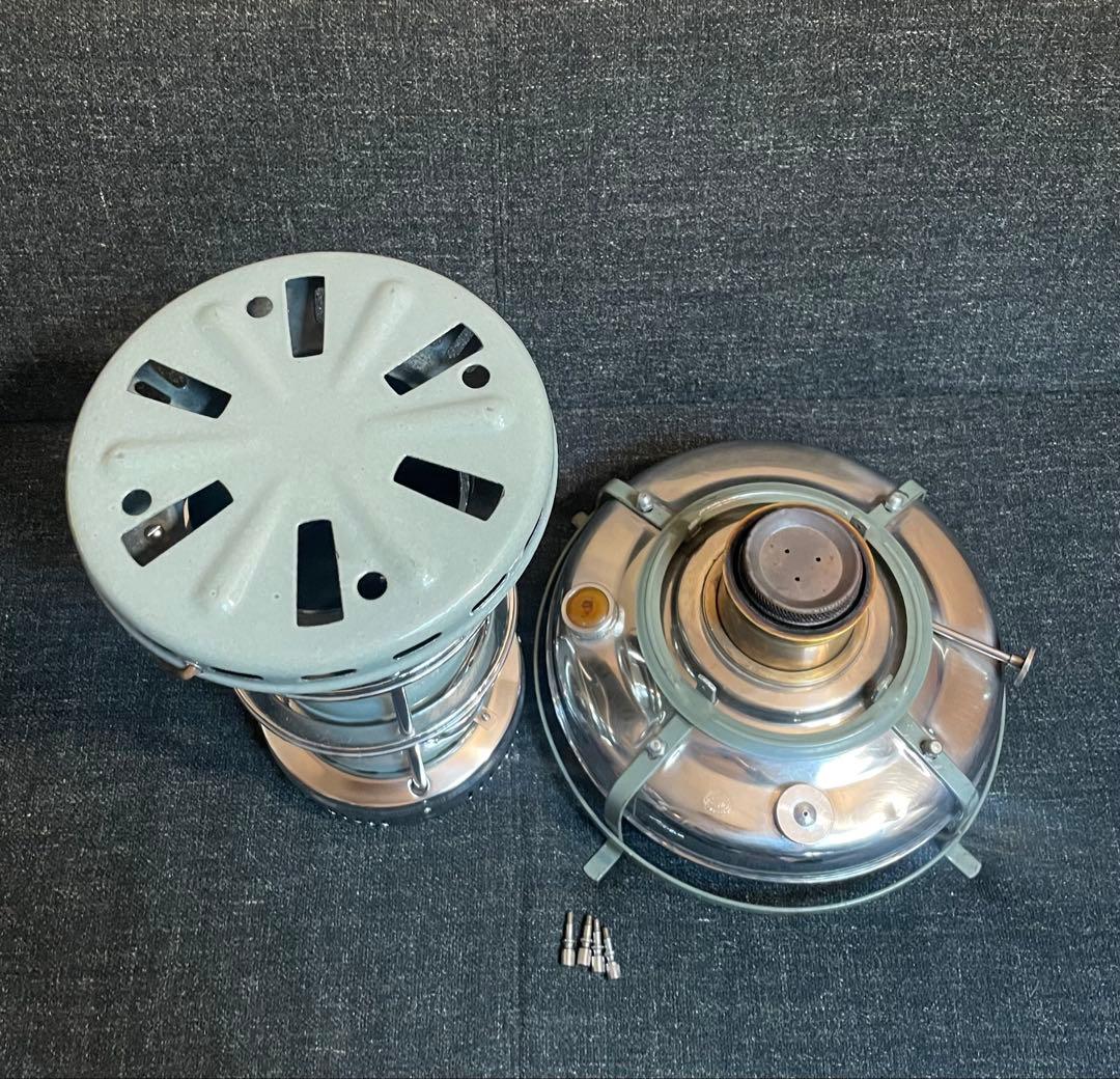 レア Aladdin グレー ビンテージ ブルーフレーム ストーブ アラジン 5