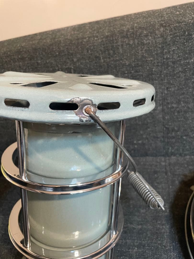 レア Aladdin グレー ビンテージ ブルーフレーム ストーブ アラジン 5