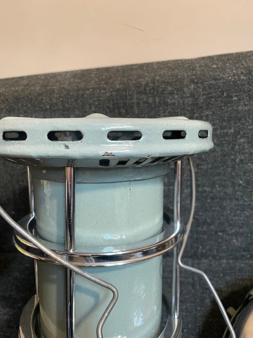 レア Aladdin グレー ビンテージ ブルーフレーム ストーブ アラジン 5