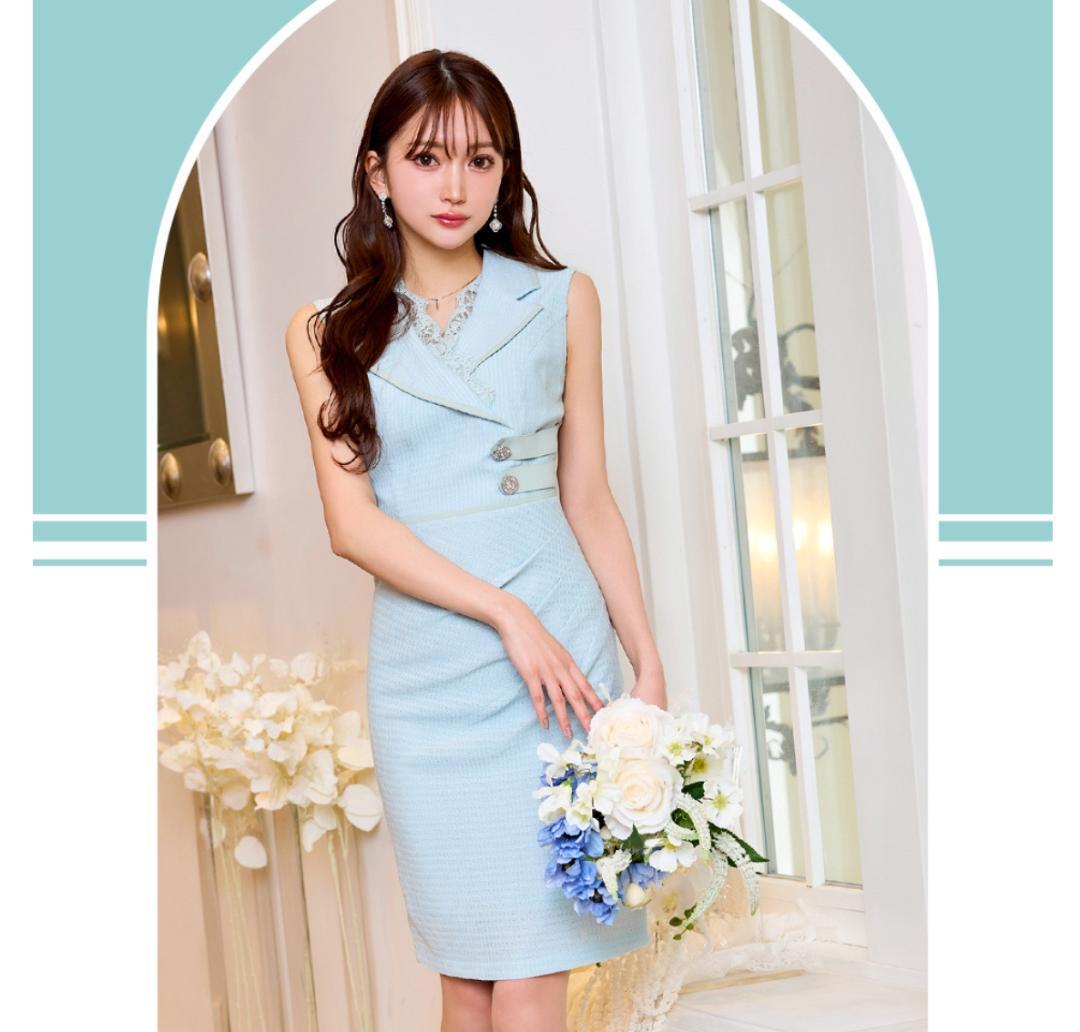 SOBRE ソブレ 襟付きコードレースワンピース 2503155 Sサイズ